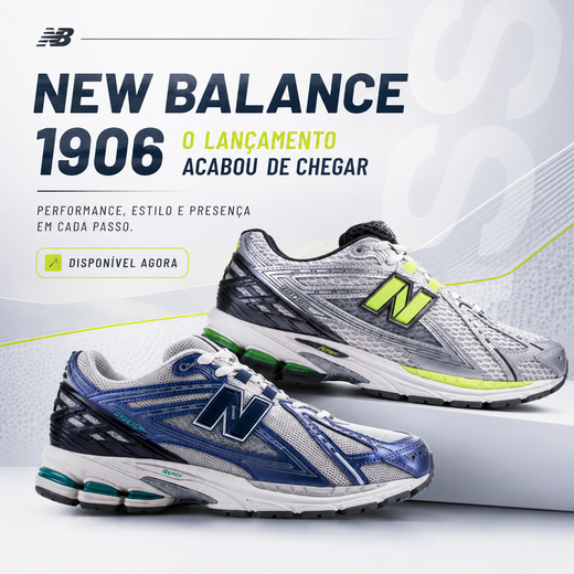 Tênis New Balance 1906 Masculino: guia completo, cores e preço
