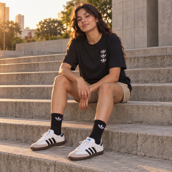 Look completo: Tênis Adidas Samba Adv Unissex