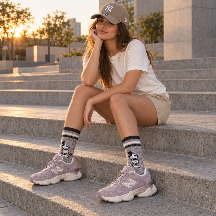 Kit New Balance 9060 + Boné New Era + Meia Stance
