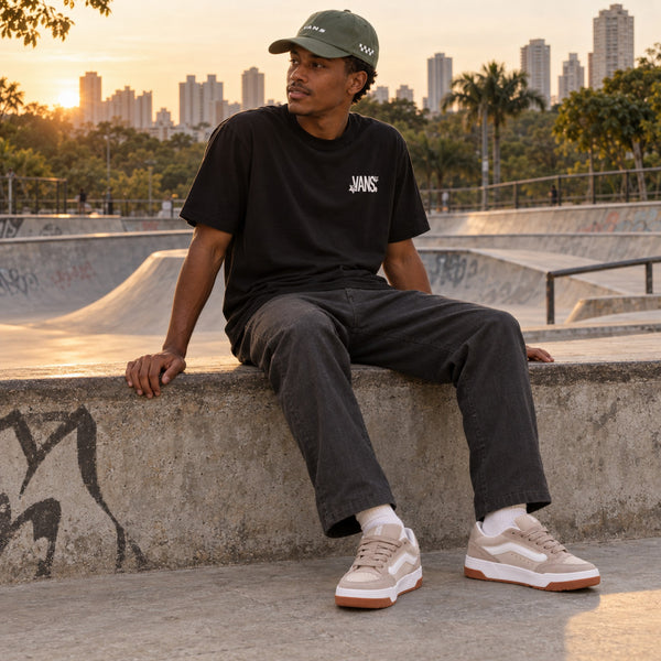 Look completo: Tênis Vans Hylane Unissex