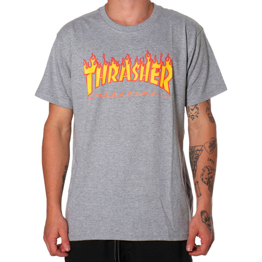 Camiseta Thrasher Flame Logo Masculino