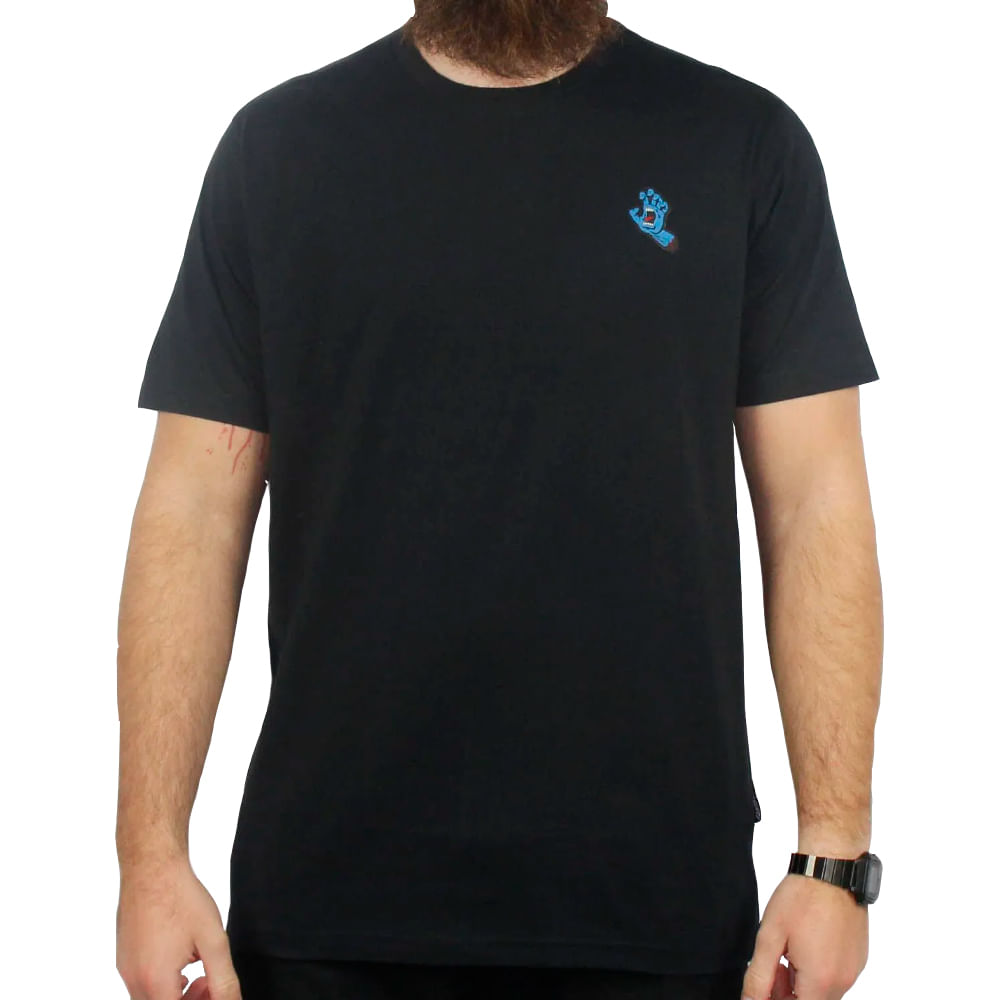 Camiseta Santa Cruz Hand Chest Masculino
