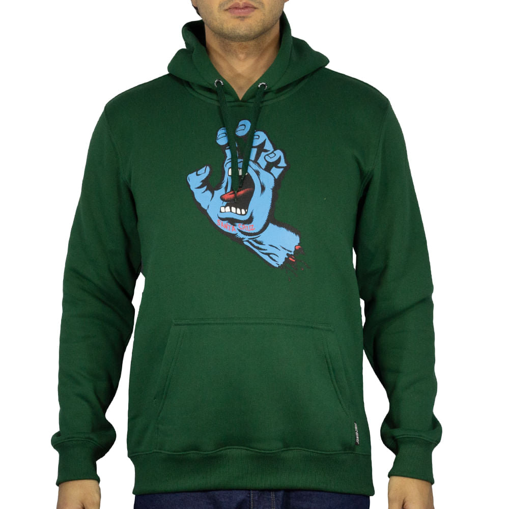 Blusa Canguru Santa Cruz Screaming Hand Masculino