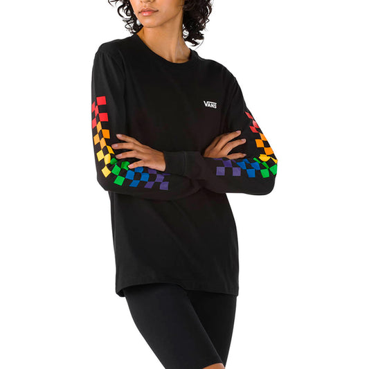 Camiseta Vans M/L Check X Pride Feminino