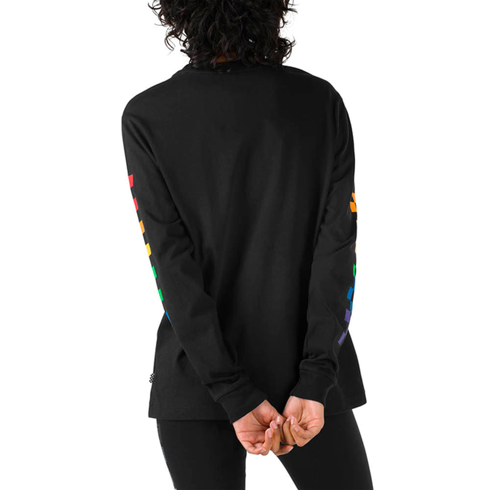Camiseta Vans M/L Check X Pride Feminino