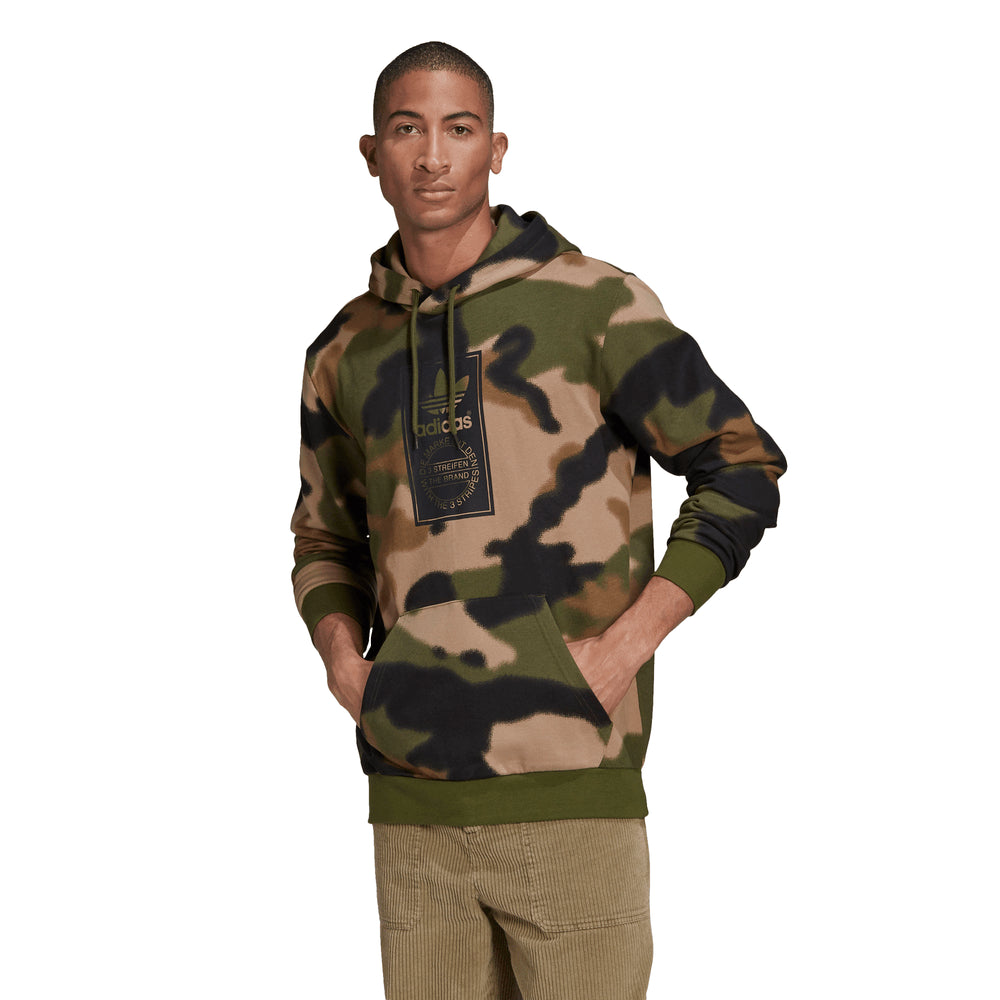 Blusa Canguru Adidas Estampado Camo Masculino