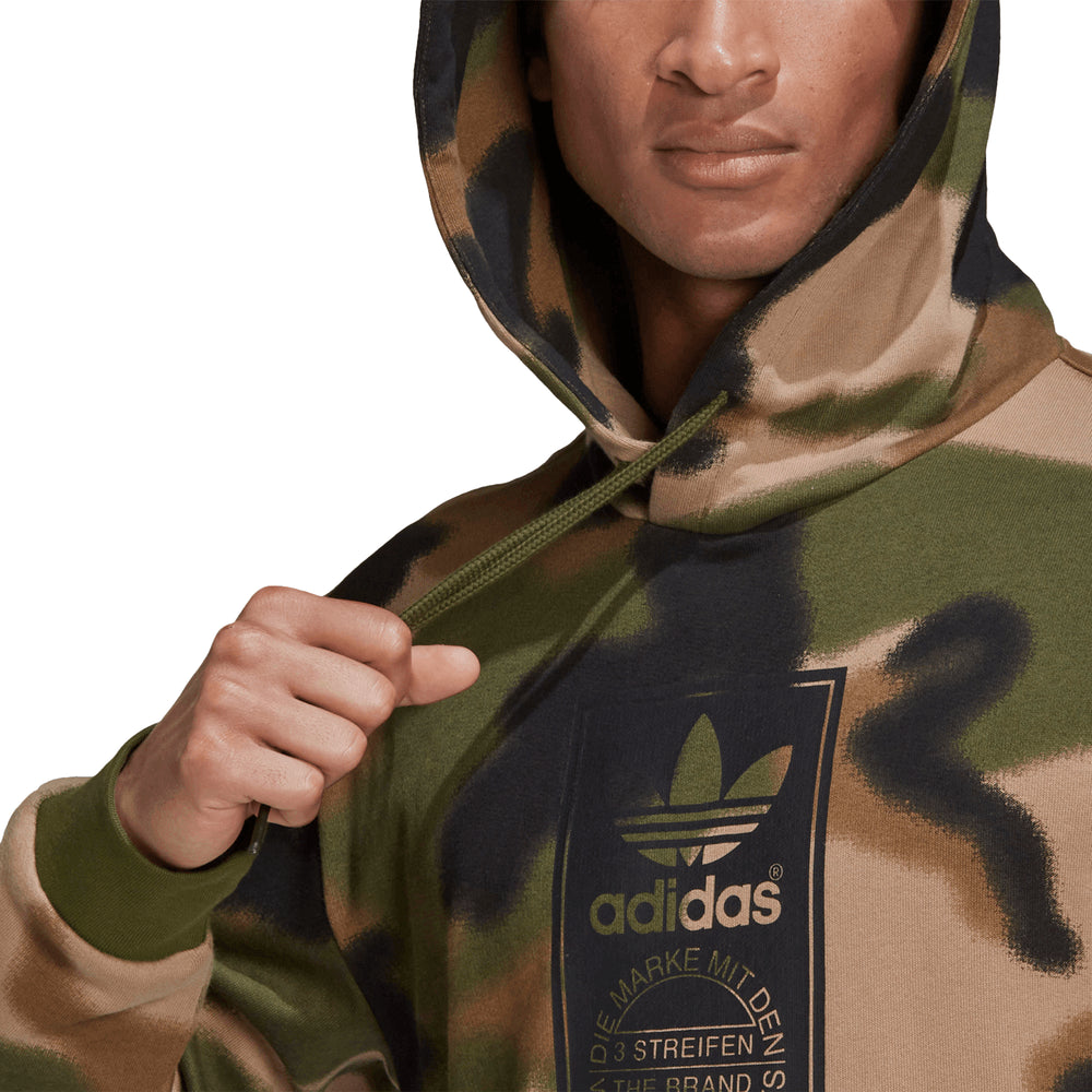 Blusa Canguru Adidas Estampado Camo Masculino