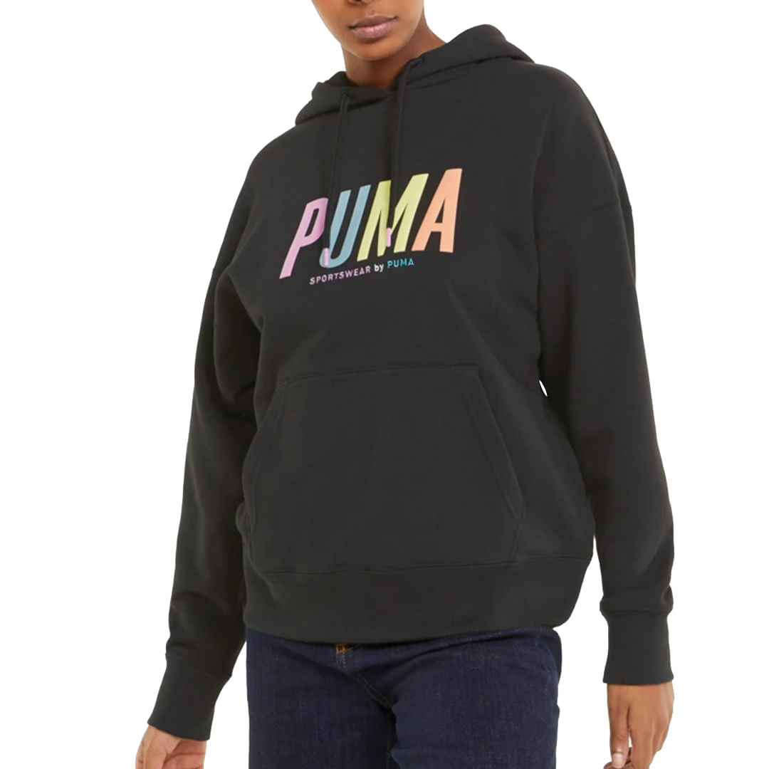 Blusa Canguru Puma Swxp Graphic Hoodie Masculino