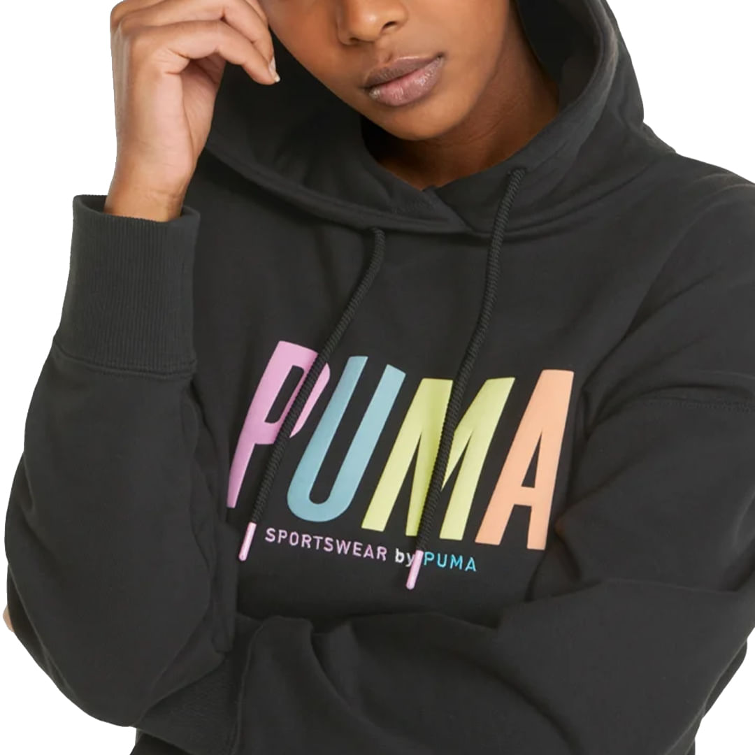 Blusa Canguru Puma Swxp Graphic Hoodie Masculino