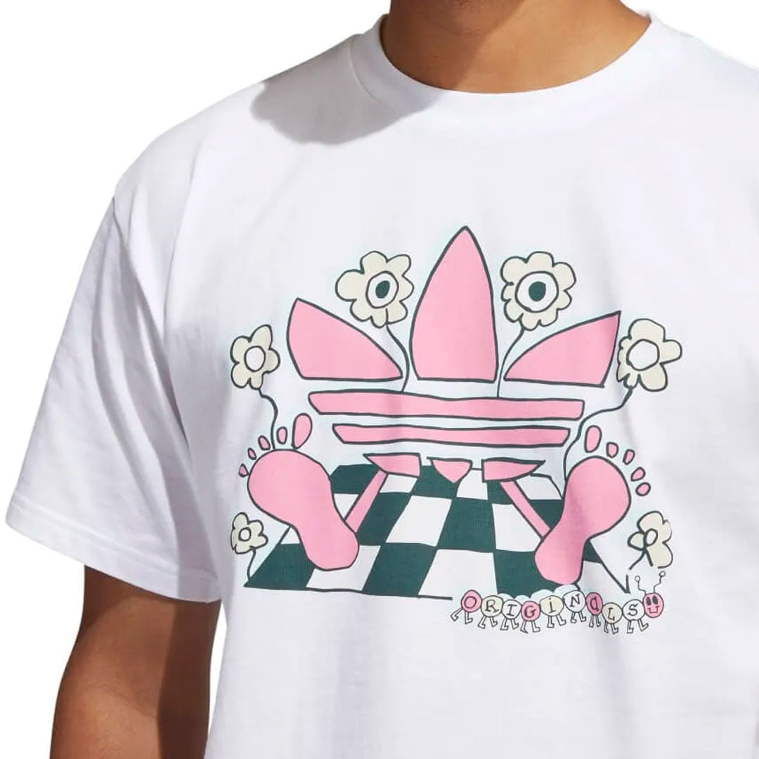 Camiseta Adidas Cartoon Trefoil Masculino