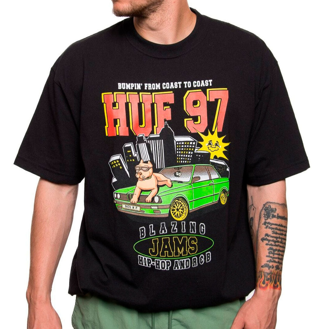 Camiseta Huf Blazing Jams Masculino