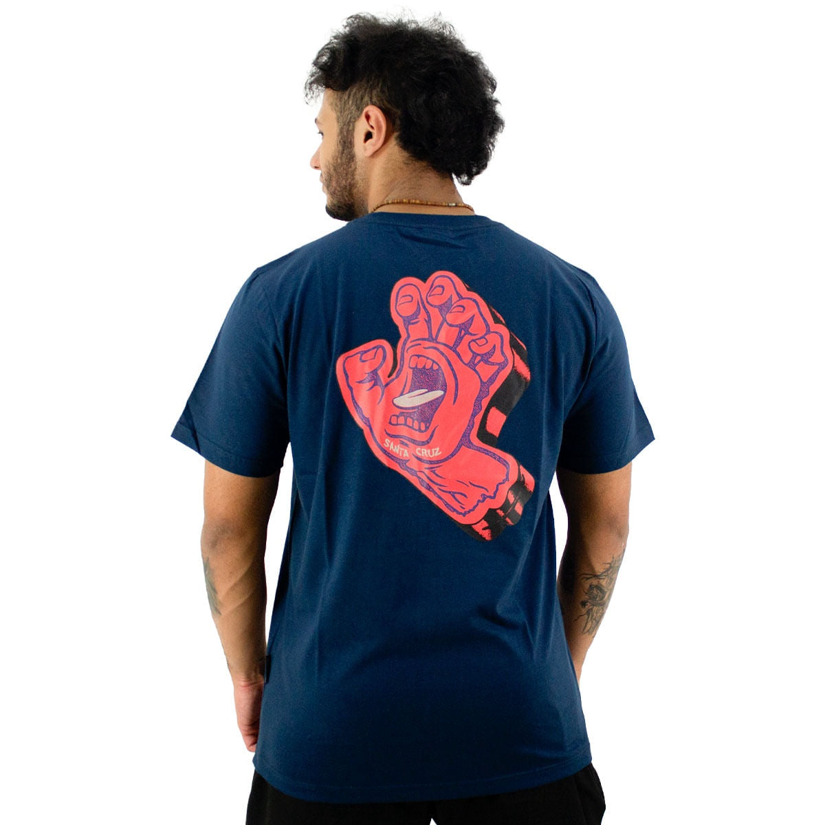 Camiseta Santa Cruz Foam Hand Masculino