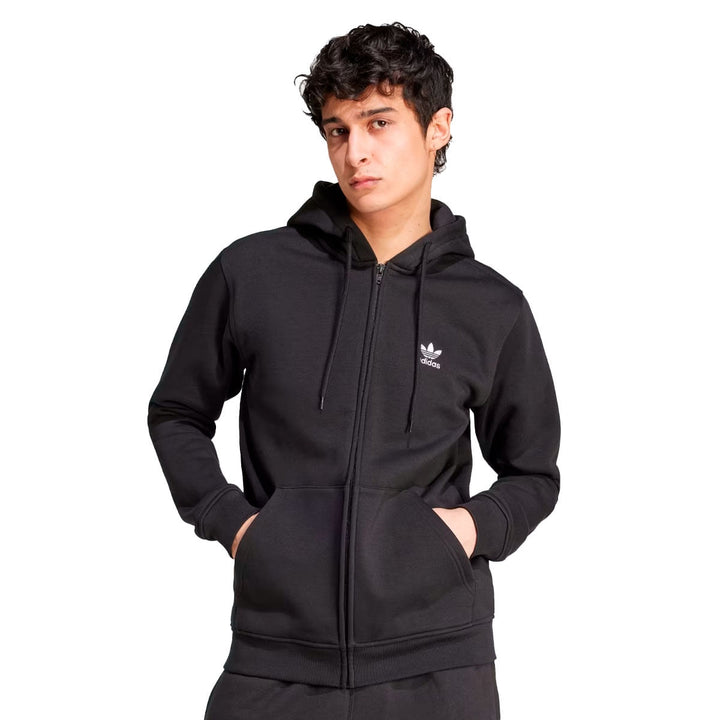 Blusa Canguru Aberto Adidas Essentials Masculino