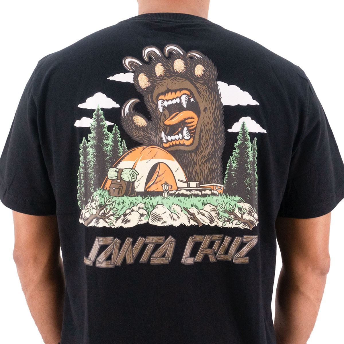 Camiseta Santa Cruz Grizzly Masculino