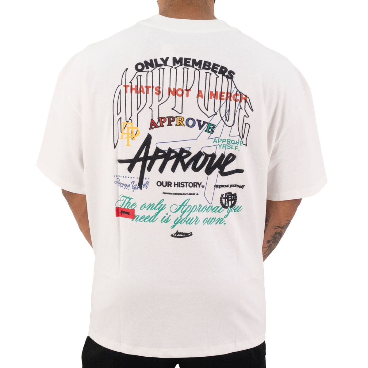 Camiseta Over Approve Only Masculino