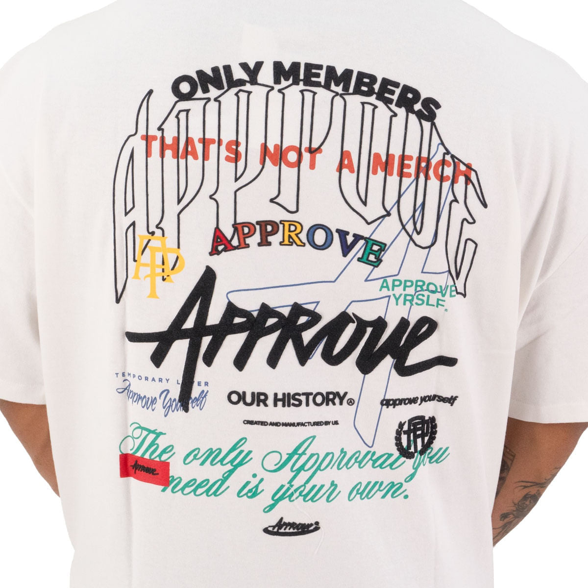 Camiseta Over Approve Only Masculino