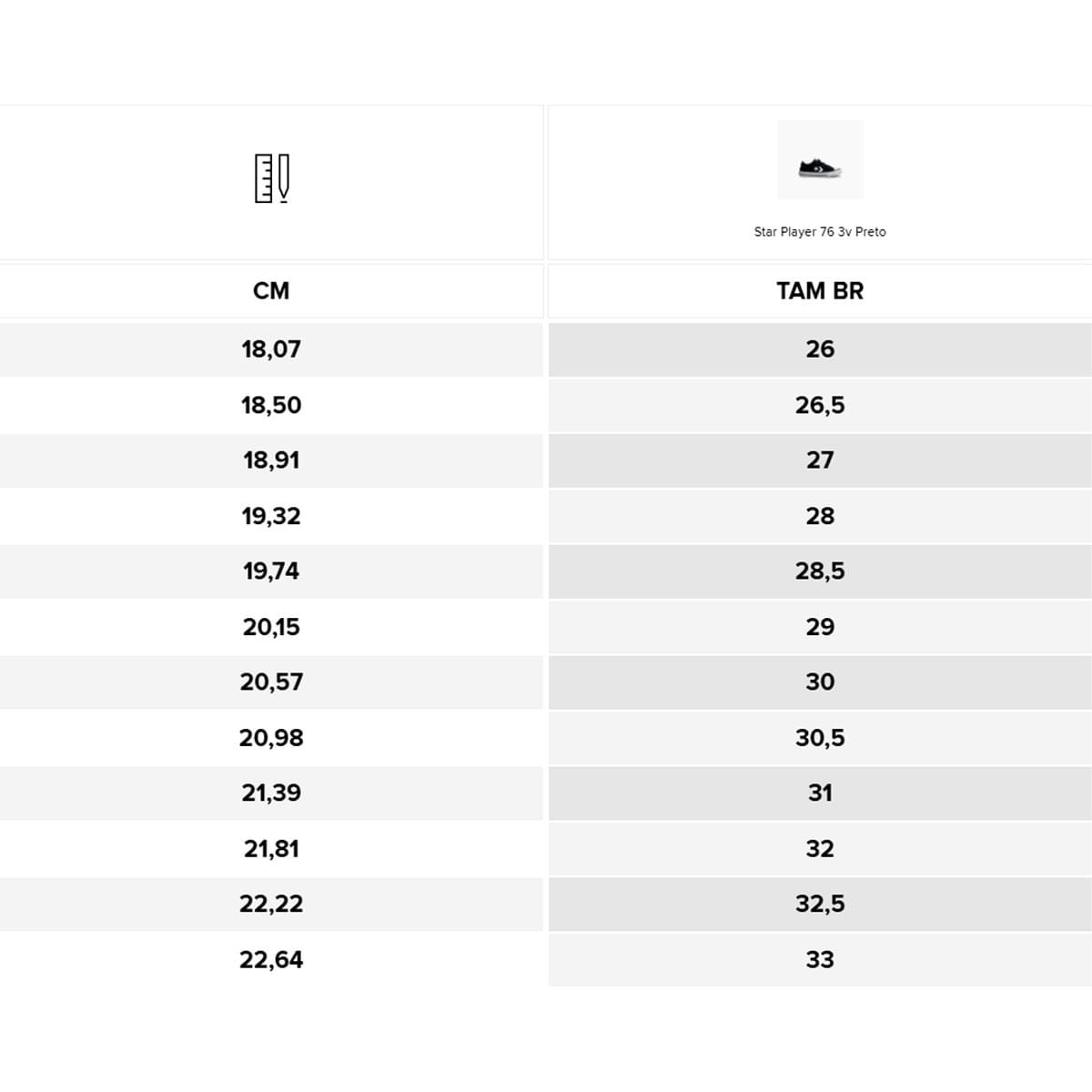 Tênis Converse Star Player Infantil