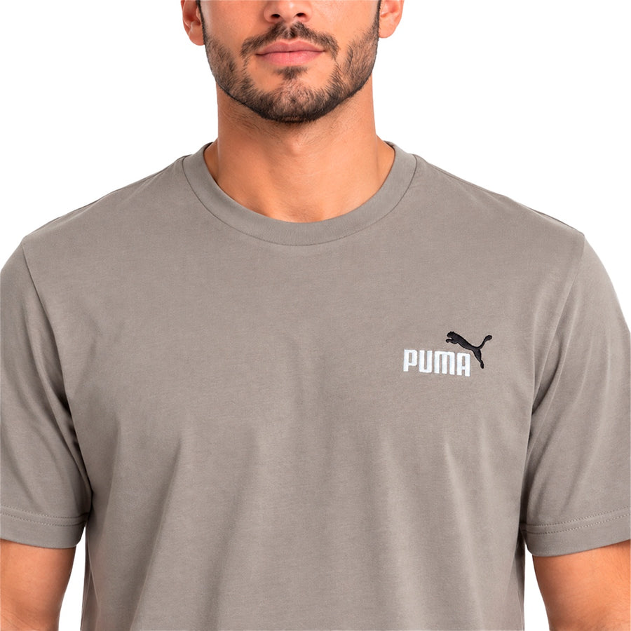 Camiseta Puma Essentials Masculino — Bordado, e em duas cores