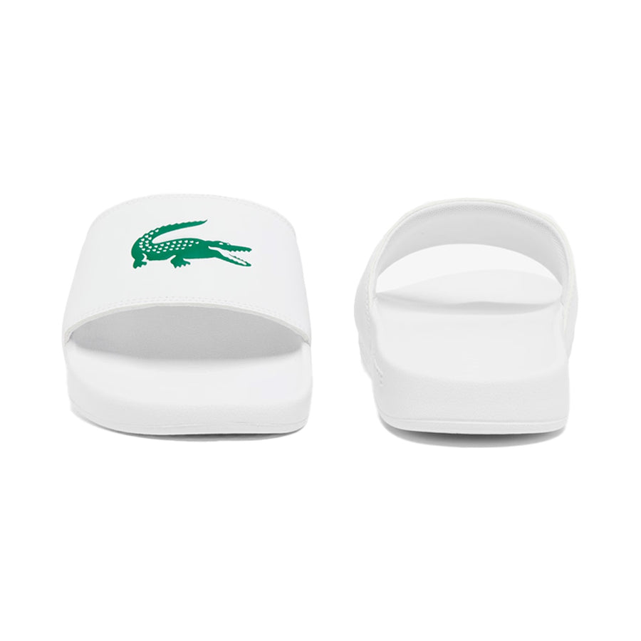 Chinelo Lacoste Serve Slide Unissex — Uma peça só, sem colagem para descolar