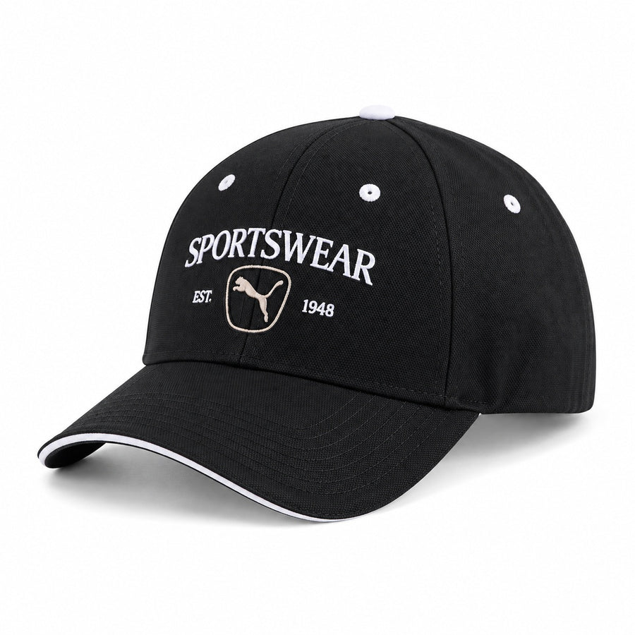 Boné Aba Curva Puma Class Unissex — SPORTSWEAR e o felino, bordados na frente