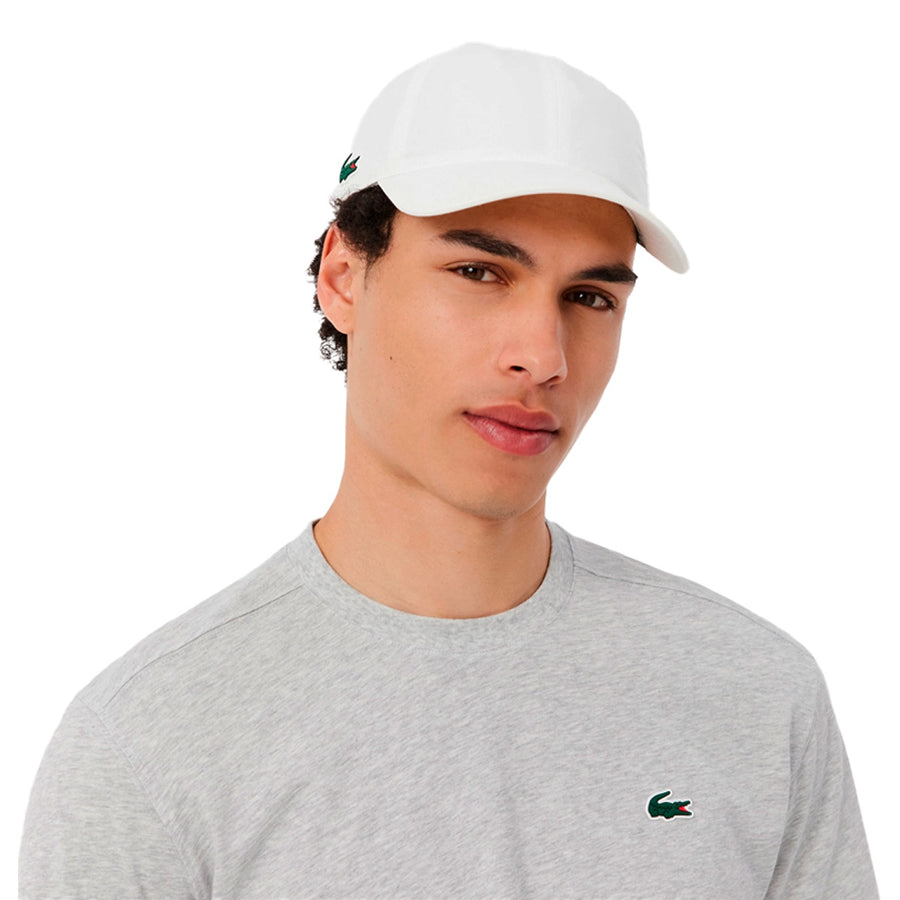 Boné Aba Curva Lacoste Sport Unissex — Leve, macio e com brilho suave