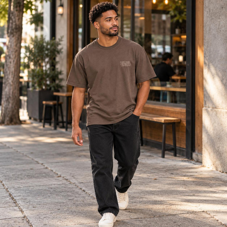 Camiseta Vans Rose SS Masculino — Marrom que combina fácil