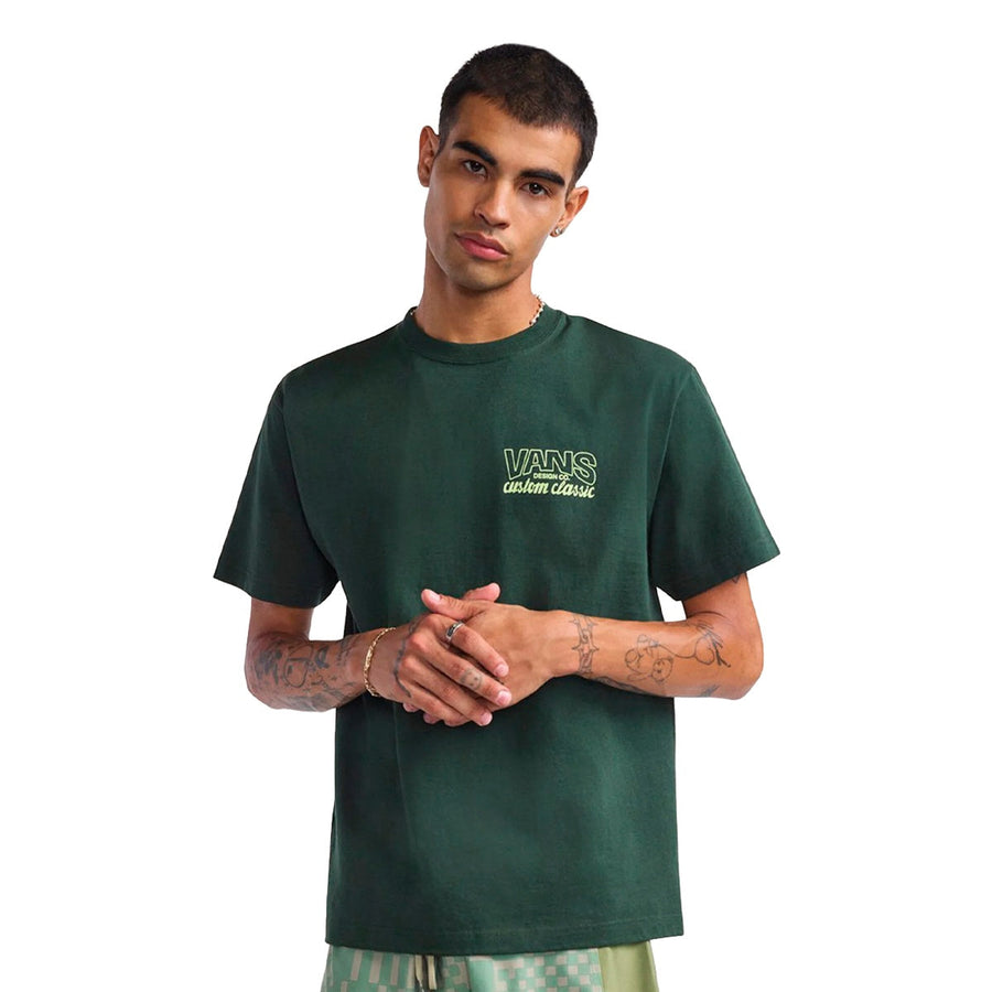 Kit Vans Skate Sk8-Hi + Camiseta Vans + Chinelo Vans — Camiseta e chinelo
