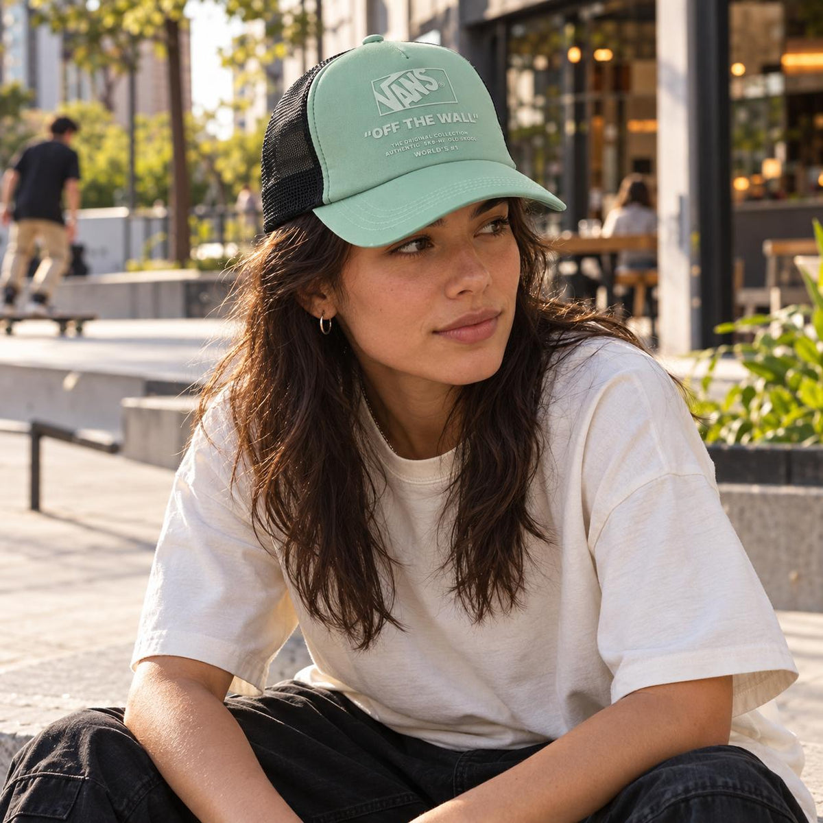 Boné Aba Curva Vans Trucker Unissex