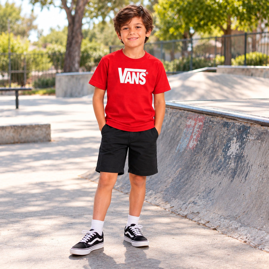 Camiseta Vans Stretch Infantil — Na pista de skate