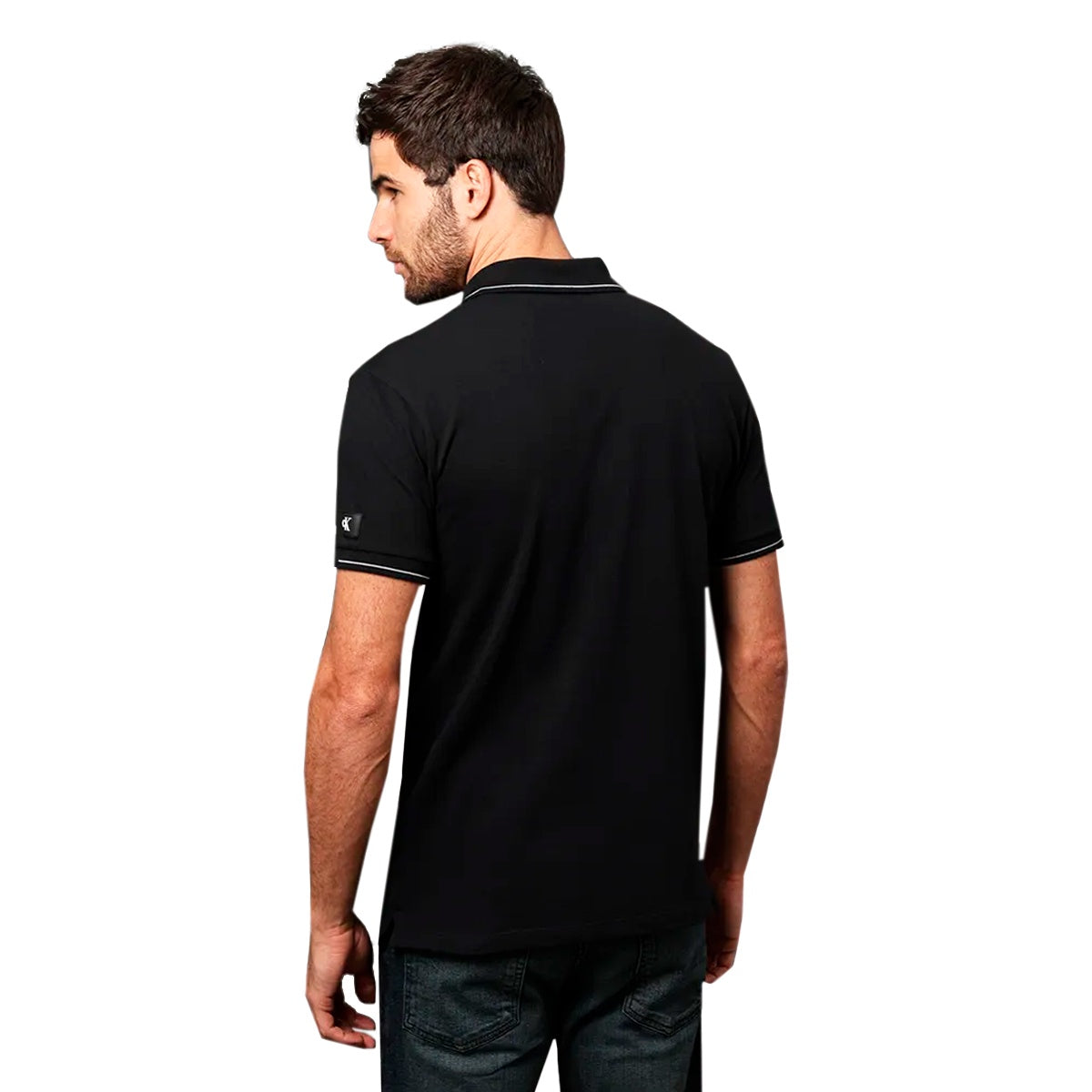 Polo Calvin Klein Etiqueta Masculino