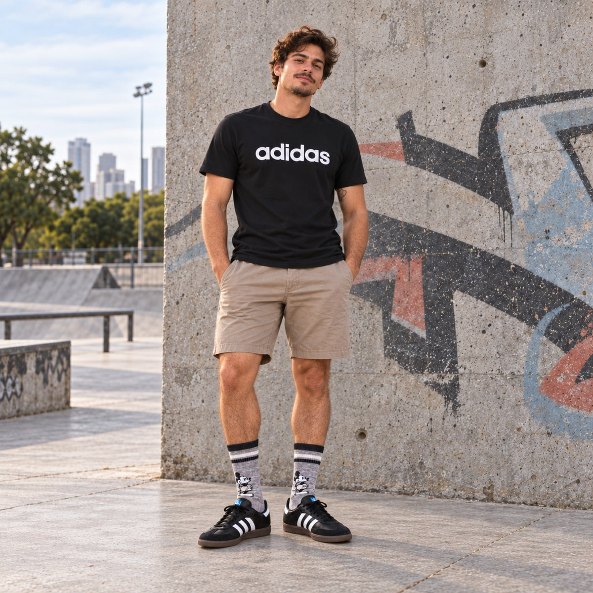 Look completo em pé: Tênis Adidas Samba Adv Unissex