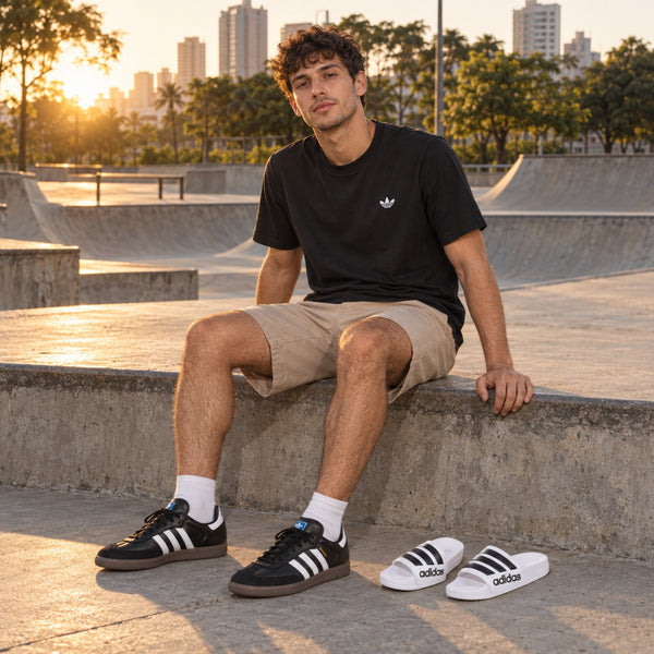 Look completo: Tênis Adidas Samba Adv Unissex