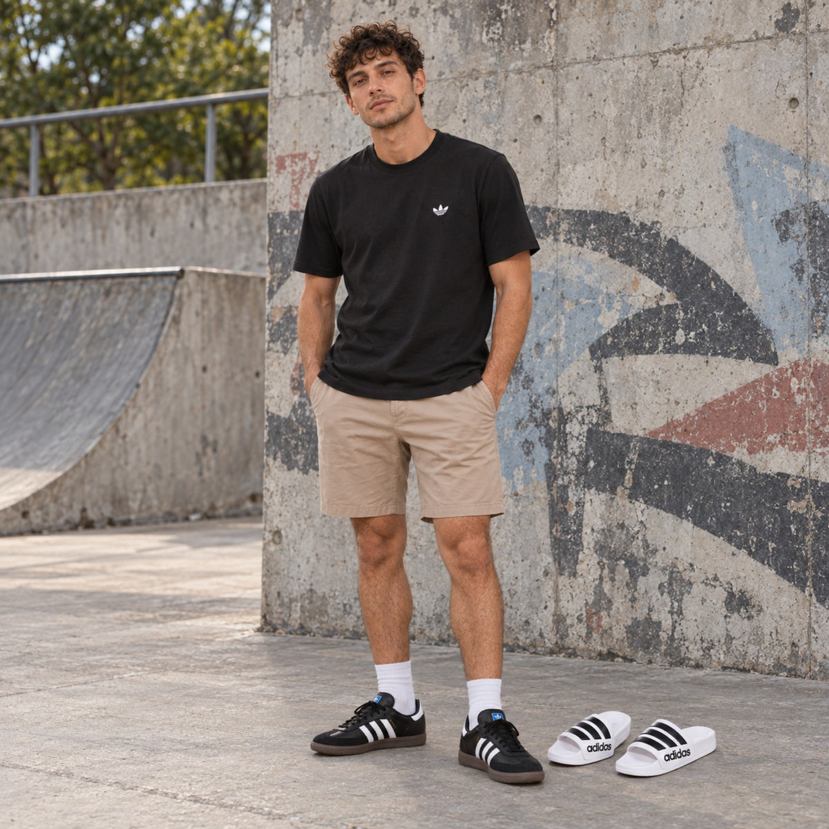 Look completo em pé: Tênis Adidas Samba Adv Unissex