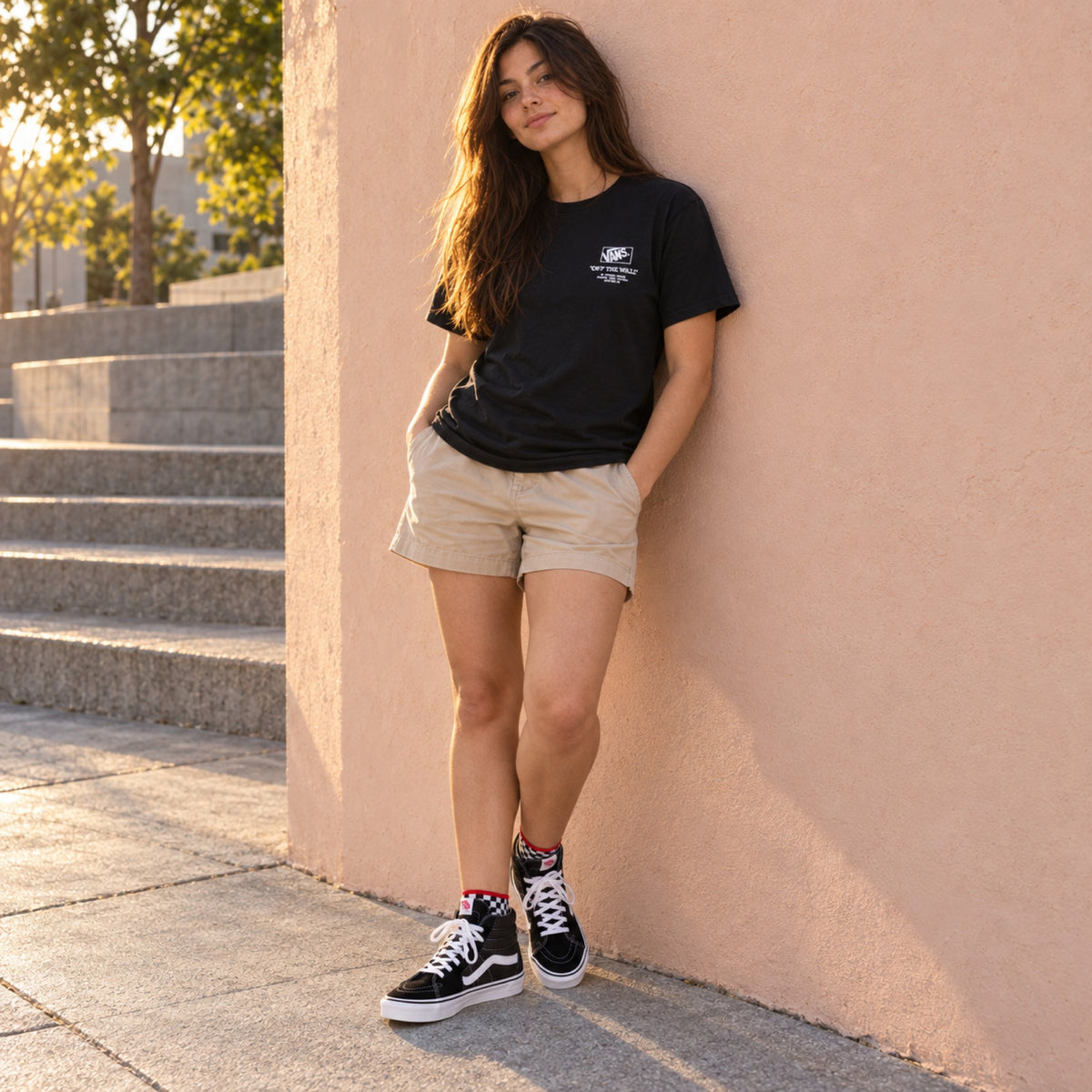 Look completo em pé: Tênis Vans SK8 HI Unissex