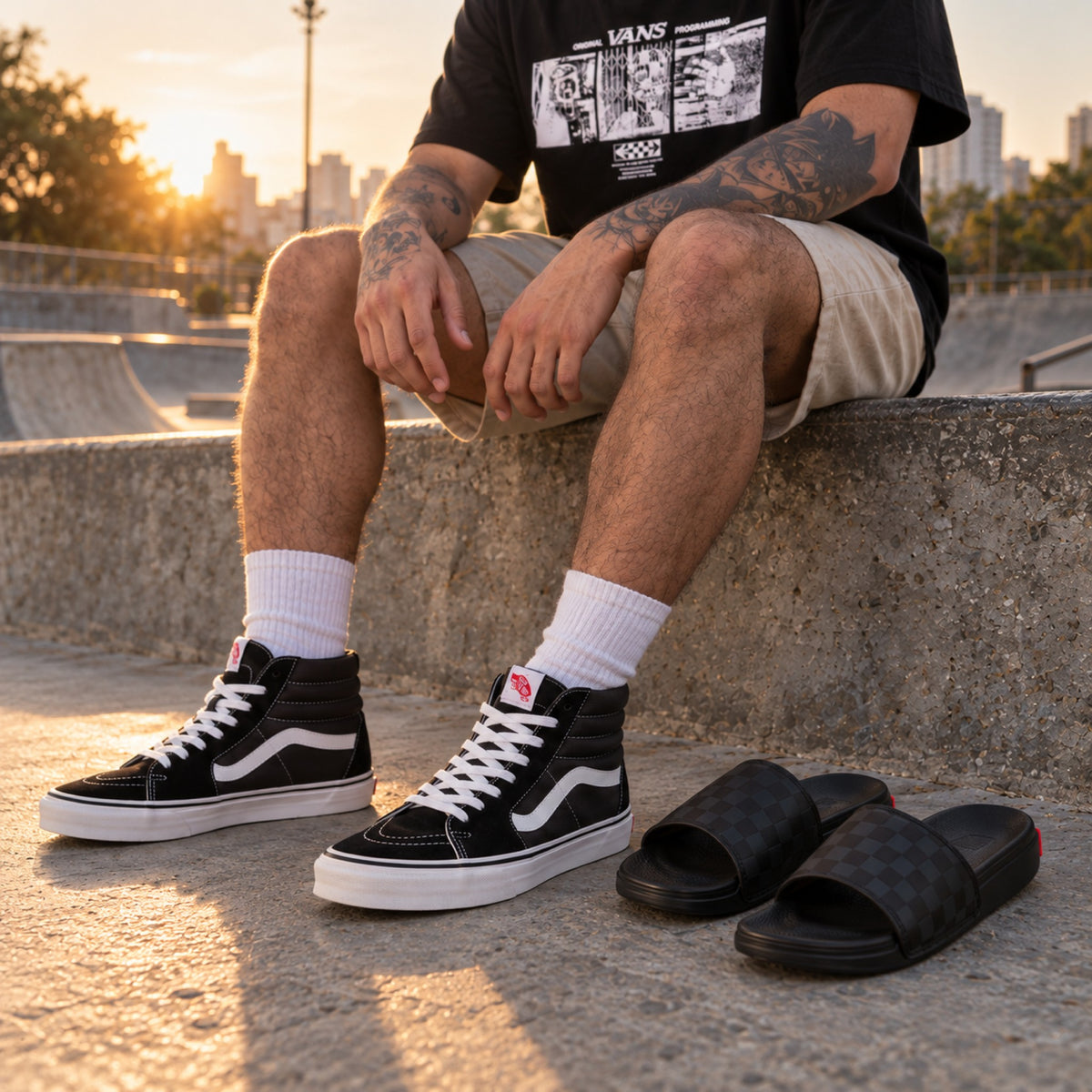 Detalhe dos produtos: Tênis Vans SK8 HI Unissex
