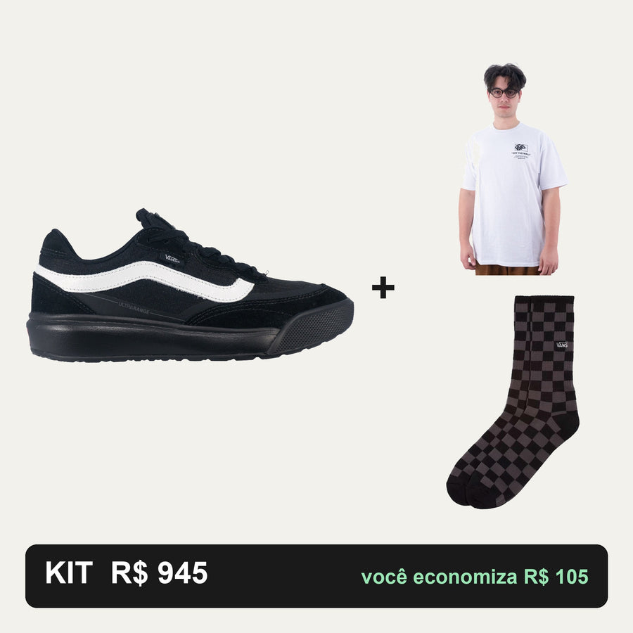 Kit Vans Ultrarange 2.0 Se + Camiseta Vans + Meia Vans — O lado técnico da Vans