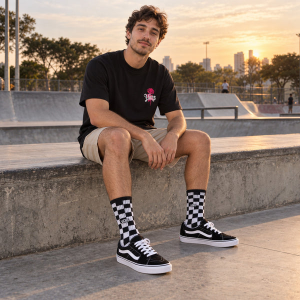 Look completo: Tênis Vans Sk8-Low Unissex