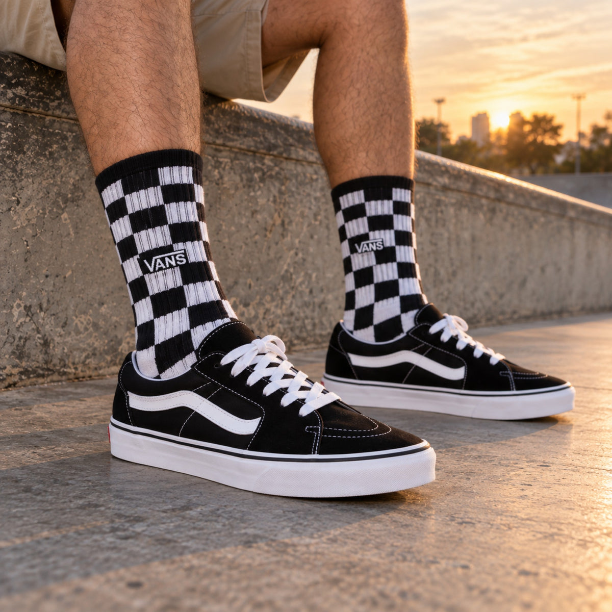 Detalhe dos produtos: Tênis Vans Sk8-Low Unissex