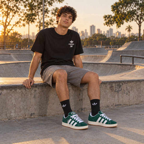 Look completo: Tênis Adidas Campus 00S Unissex