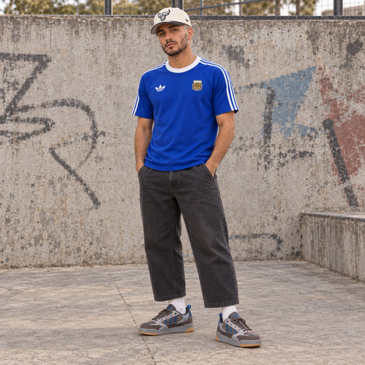 Look completo em pé: Tênis Adidas Adi2000 Masculino
