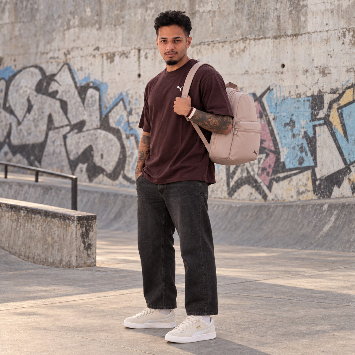 Look completo em pé: Tênis Puma Suede Xl Unissex