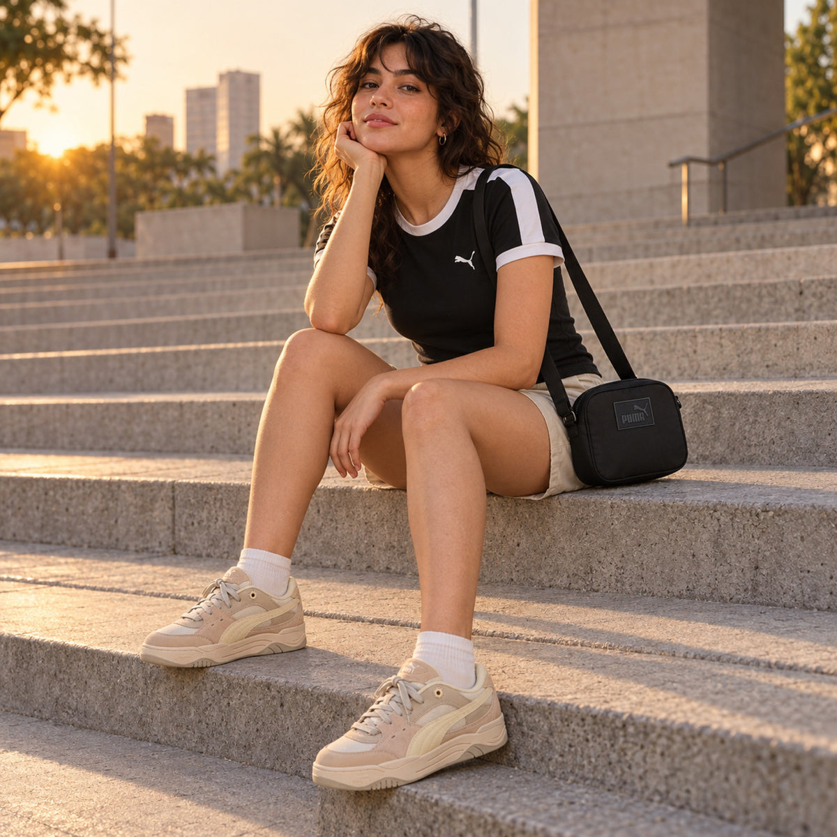 Look completo: Tênis Puma 180 Unissex