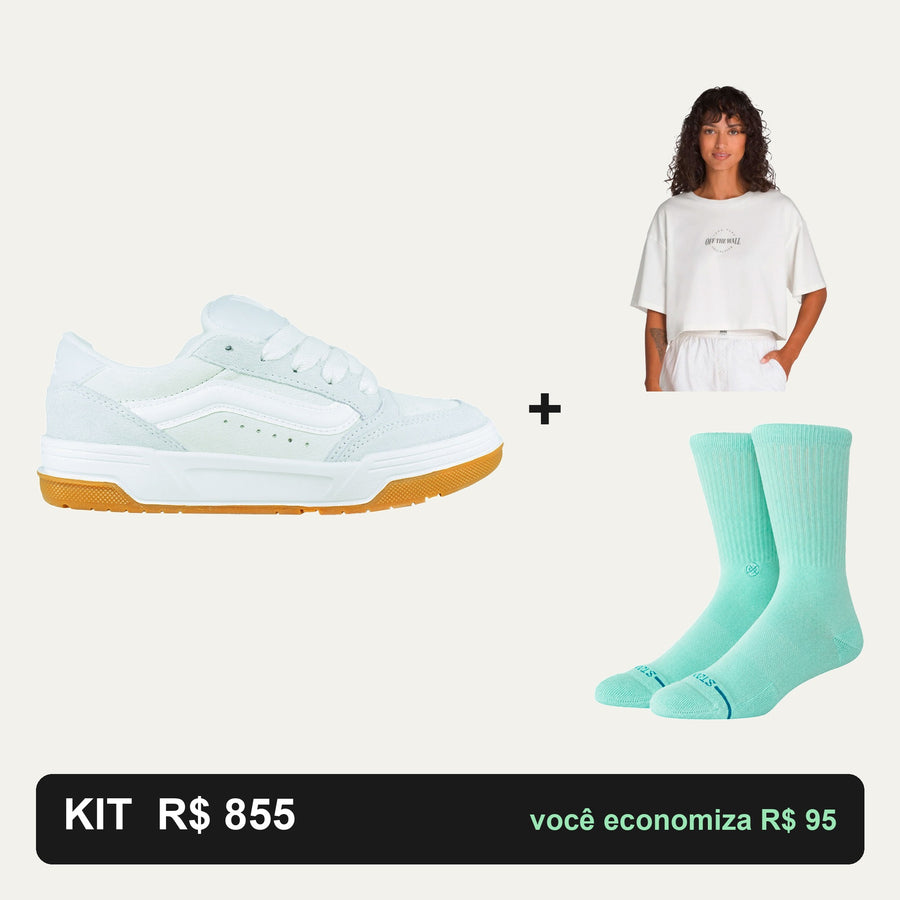 Kit Vans Hylane + Cropped Vans + Meia Stance — O look completo