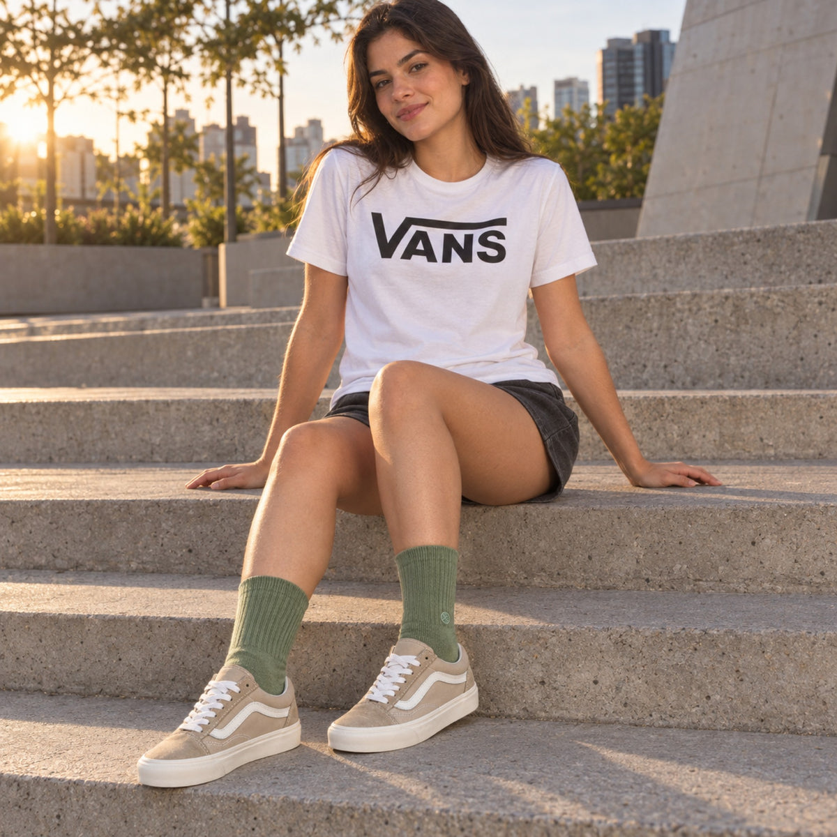 Look completo: Tênis Vans Old Skool Feminino