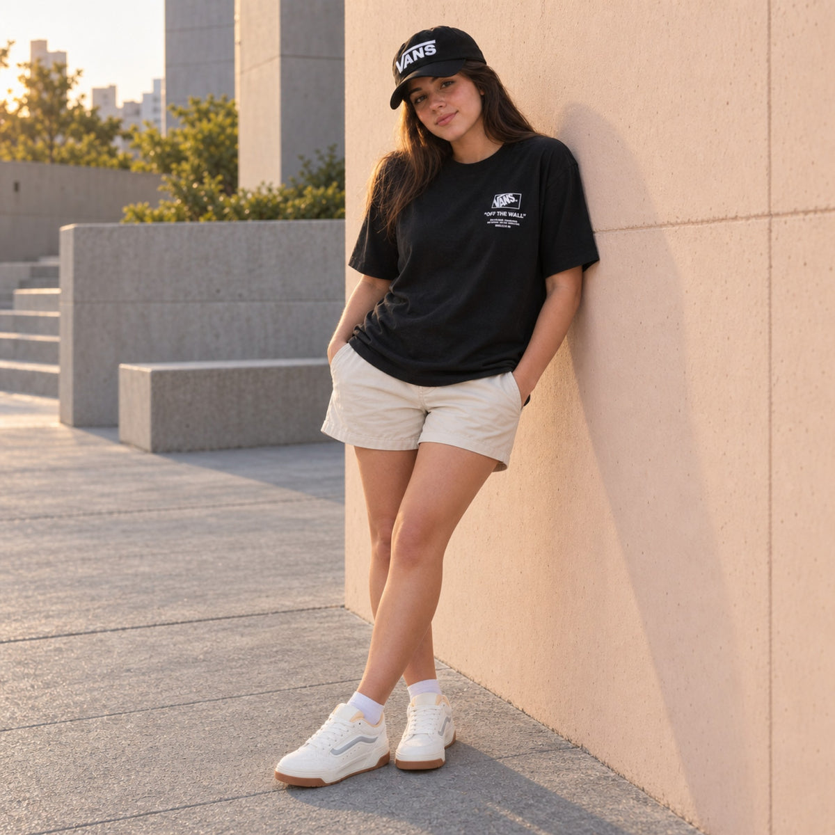 Look completo em pé: Tênis Vans Hylane Unissex
