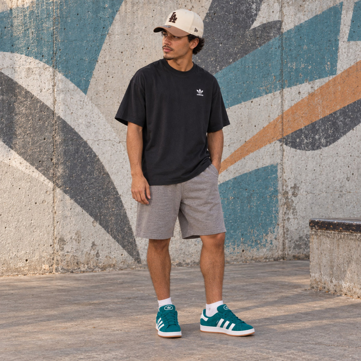 Look completo em pé: Tênis Adidas Campus 00S Unissex
