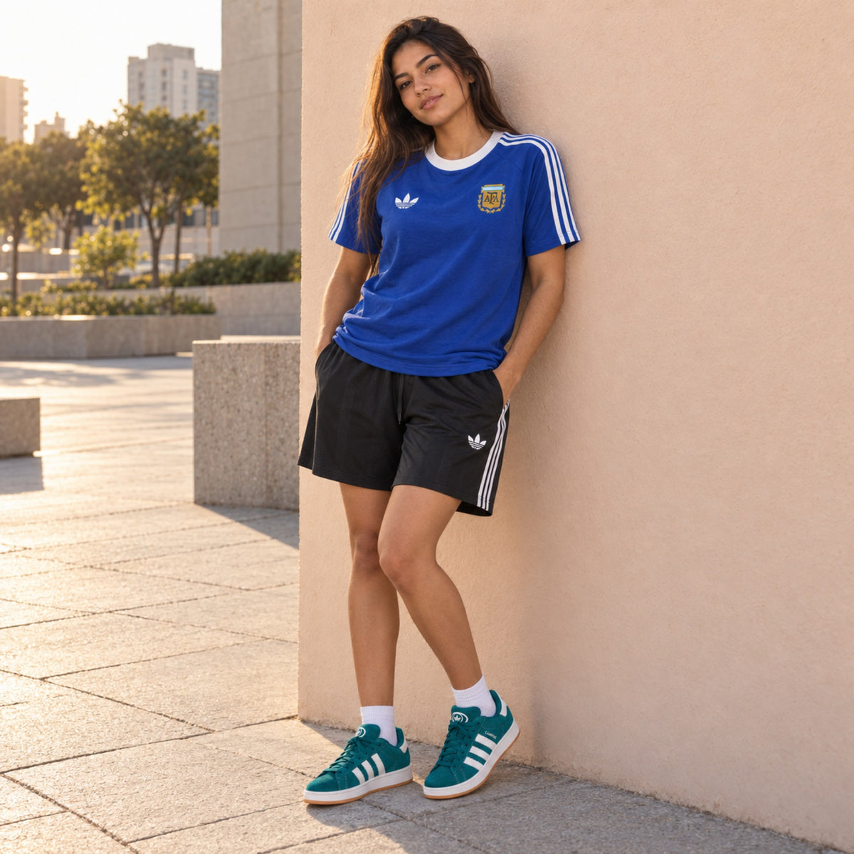 Look completo em pé: Tênis Adidas Campus 00S Unissex