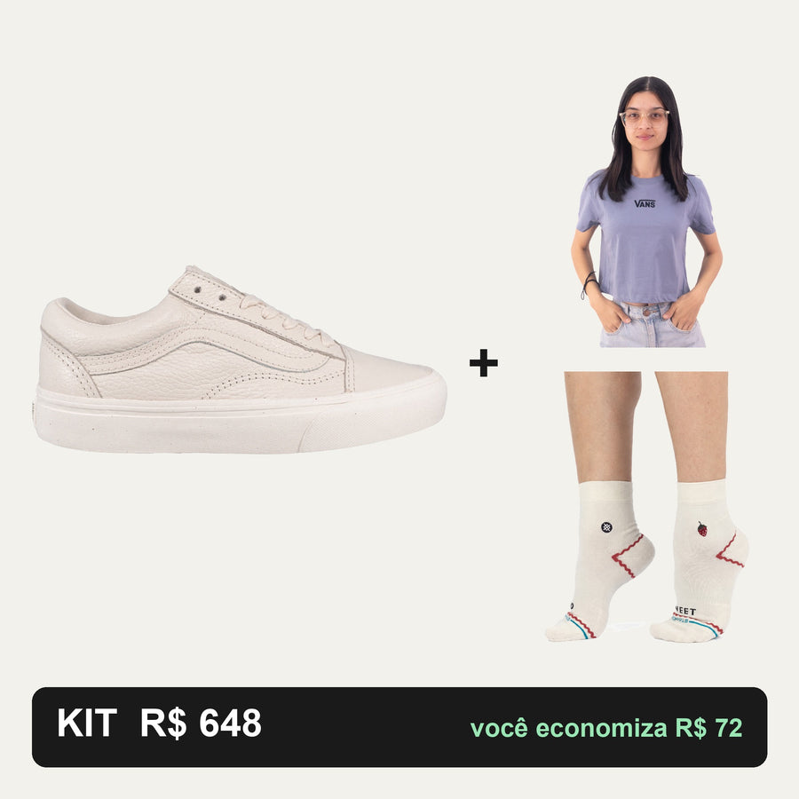 Kit Vans Old Skool + Camiseta Vans + Meia Stance — O look completo