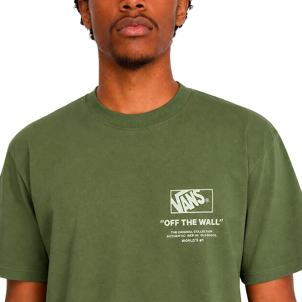 Camiseta Vans Stacked Hi Masculino — detalhe 1