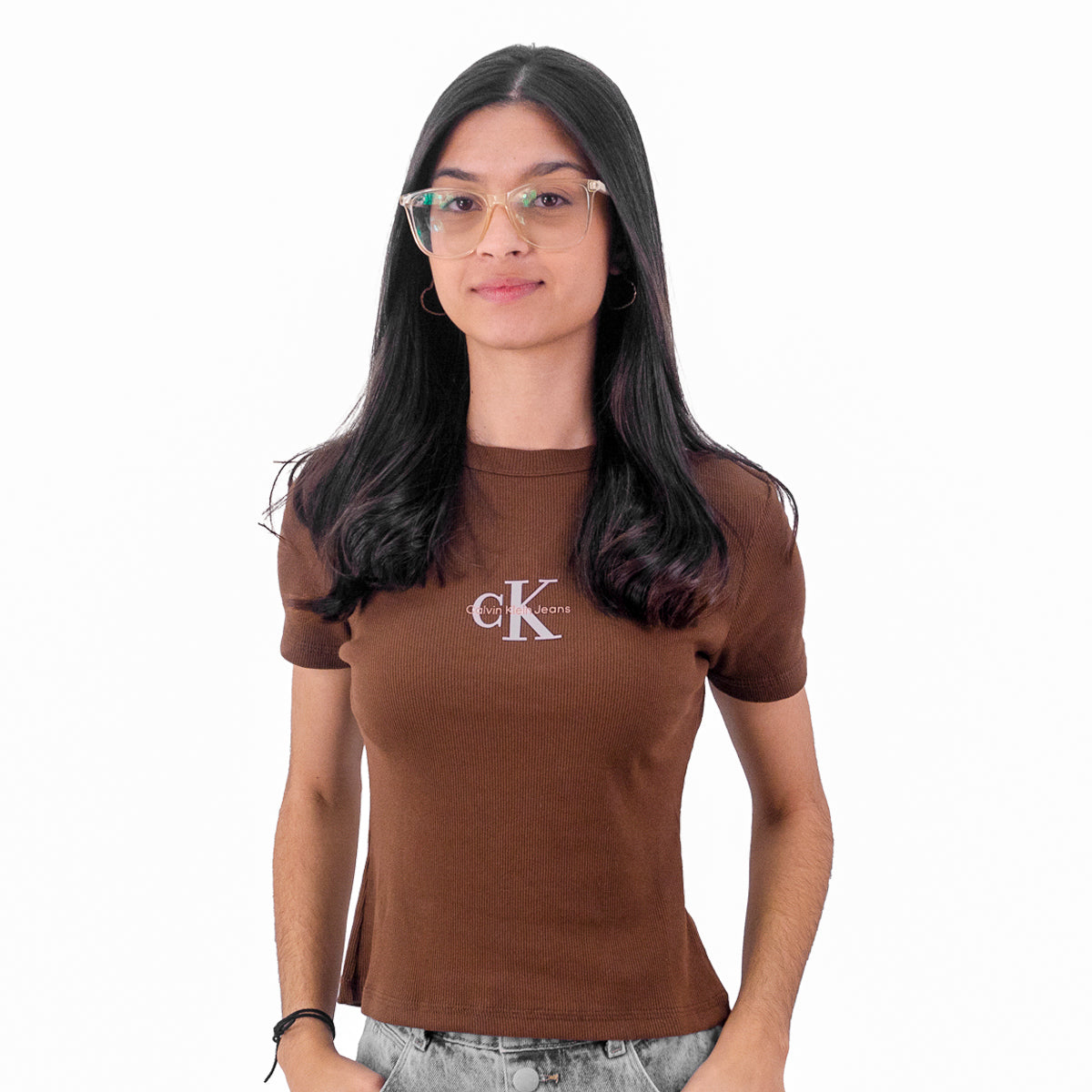 Camiseta Calvin Klein Rib Feminino
